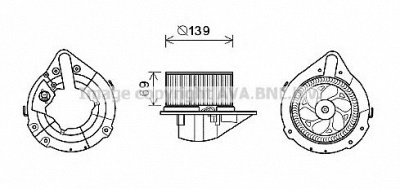 AVA QUALITY COOLING ai8372 -  Электродвигатель, вентиляция салона